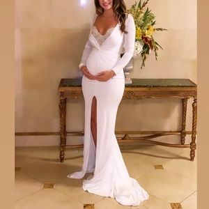 tarik ediz white gown